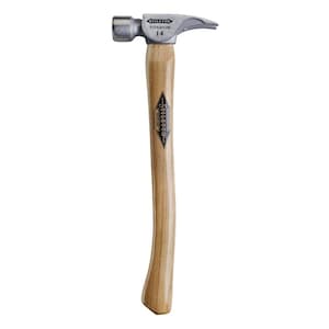 Stiletto 14 oz Titanium Smooth Face Hammer with 18 -inch Curved Hic