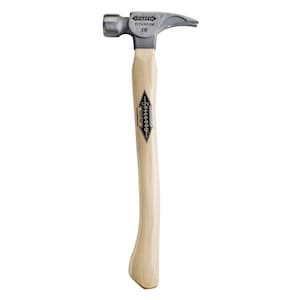 Stiletto 16 oz Titanium Smooth Face Hammer with 18 -inch Curved Hic