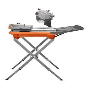 RIDGID 12-Amp 8-inch Tile Saw with Extended Rip Capacity and Stan