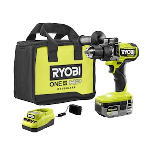 RYOBI 18V ONE+ HP Brushless Cordless Hammer Drill Kit with 4.0 A