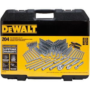 DEWALT 1/4-inch, 3/8-inch, and 1/2-inch Drive Mechanics Socket Se