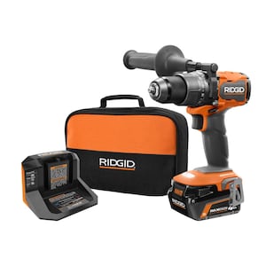 RIDGID 18V Brushless Cordless 1/2-inch Hammer Drill/Driver Kit wi