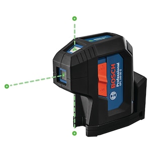 Bosch 125 ft. Green 3-Point Self-Leveling Laser with VisiMax Tec