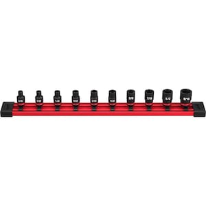 Milwaukee Tool SHOCKWAVE 1/4 -inch Drive SAE 6 Point Impact Socket Set (1