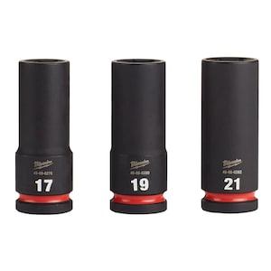 Milwaukee Tool SHOCKWAVE Impact Duty 1/2 -inch Drive Metric Deep Well Imp