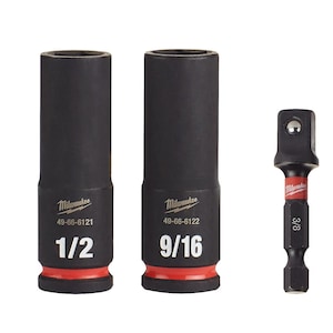 Milwaukee Tool SHOCKWAVE Impact Duty 3/8 -inch Drive Deep Well Socket Set