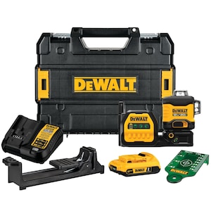 DEWALT 20V MAX Lithium-Ion 3 X 360 Green Laser with 2ah Battery,