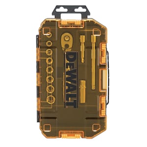 DEWALT 3/8" SOCKET SET AND RATCHET