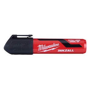 Milwaukee Tool INKZALL Black Extra Large Chisel Tip Jobsite Permanent Mar