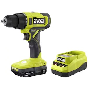 RYOBI 18V ONE+ Cordless 1/2 in. Drill/Driver Kit with (1) 1.5 Ah