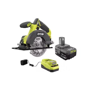 RYOBI 18V ONE+ Lithium-Ion Cordless 5-1/2-inch Circular Saw Kit