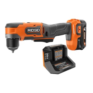 RIDGID 18V Brushless Sub-Compact Right Angle Drill Kit with 2.0 A