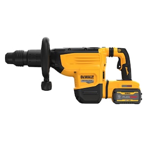 DEWALT DW 60V MAX FLEXVOLT SDS 22lbs Chipping Hammer Kit with 9Ah