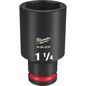 Milwaukee Tool SHOCKWAVE Impact Duty 1/2 inch Drive 1-1/4 inch Deep 6 Poi