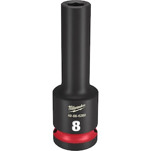 Milwaukee Tool SHOCKWAVE Impact Duty 1/2 inch Drive 8MM Deep 6 Point Sock