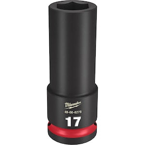 Milwaukee Tool SHOCKWAVE Impact Duty 1/2 inch Drive 17MM Deep 6 Point Soc