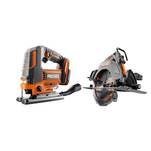 RIDGID 18V Brushless Jig Saw and 7-1/4 in. Circular Saw Kit (Tool