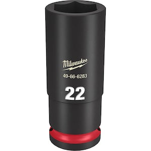 Milwaukee Tool SHOCKWAVE Impact Duty 1/2 inch Drive 22MM Deep 6 Point Soc