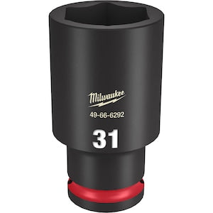 Milwaukee Tool SHOCKWAVE Impact Duty 1/2 inch Drive 31MM Deep 6 Point Soc