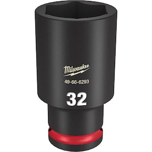 Milwaukee Tool SHOCKWAVE Impact Duty 1/2 inch Drive 32MM Deep 6 Point Soc