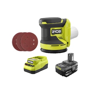 RYOBI 18V ONE+ Lithium-Ion Cordless 5-inch Random Orbit Sander K