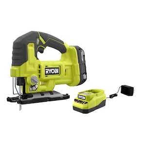 RYOBI 18V ONE+ Lithium-Ion Cordless Jig Saw Kit with 1.5 Ah Batt
