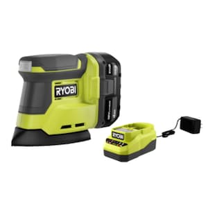 RYOBI 18V ONE+ Lithium-Ion Cordless Corner Cat Finish Sander Kit