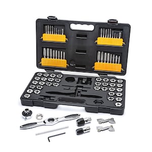 GearWrench SAE/Metric Ratcheting Tap and Die Set (75-Piece)