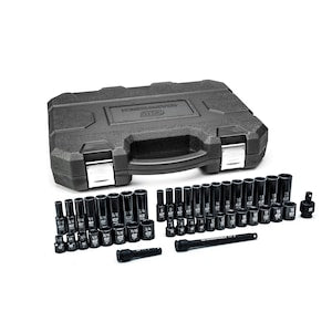 GearWrench 3/8 in. Drive SAE/Metric Std./Deep Impact Socket Set (44-P