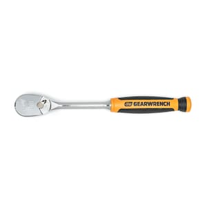 GearWrench 3/8 in. Drive x 9 in. 90-Tooth Dual Material Teardrop Ratc