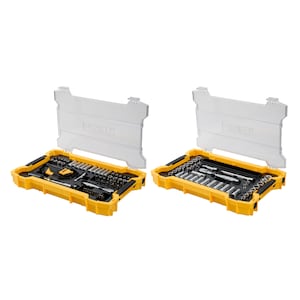 DEWALT 1/4 in. and 3/8 in. Drive Mechanics Tool Set with TOUGHSYS