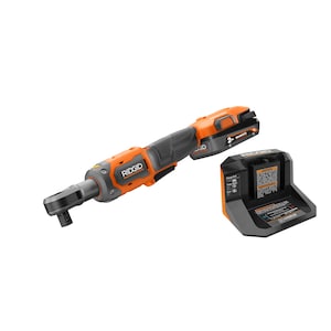 RIDGID 18V Brushless Cordless 1/2-inch Ratchet Kit with 2.0 Ah Ba