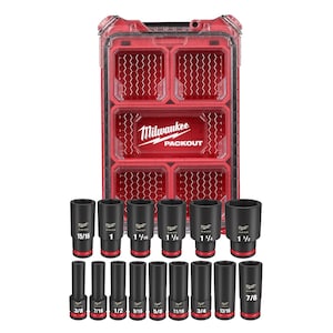 Milwaukee Tool SHOCKWAVE Impact-Duty 1/2 in. Drive SAE Deep Well Impact P
