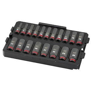 Milwaukee Tool SHOCKWAVE Impact-Duty 3/8 in. Drive Metric Deep Well Impac