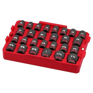 Milwaukee Tool SHOCKWAVE Impact-Duty 1/2 in. Drive Metric and SAE Standar
