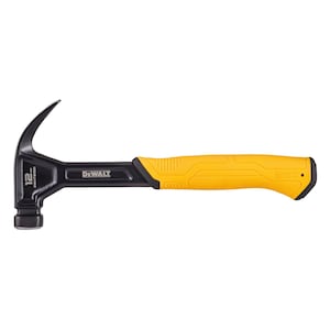 DEWALT 12 oz. Steel Curved Claw Nailing Hammer