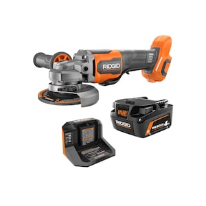RIDGID 18V Brushless 4-1/2 in. Paddle Switch Angle Grinder Kit wi