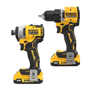 DEWALT 20V MAX ATOMIC Brushless Cordless Drill/Impact 2-Tool Comb