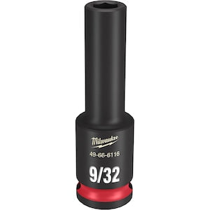 Milwaukee Tool SHOCKWAVE Impact Duty 3/8in Drive 9/32in Deep 6 Point Sock