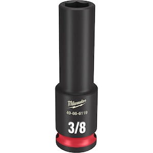 Milwaukee Tool SHOCKWAVE Impact Duty 3/8inDrive 3/8in Deep 6 Point Socket