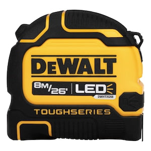 DEWALT TOUGHSERIES 8m/26ft. LED Tape Measure