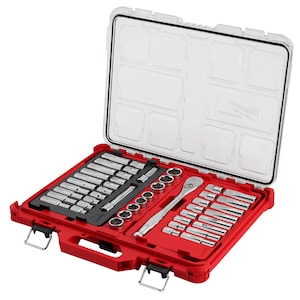 Milwaukee Tool 1/2 in. Drive SAE/Metric Ratchet and Socket Mechanics Tool