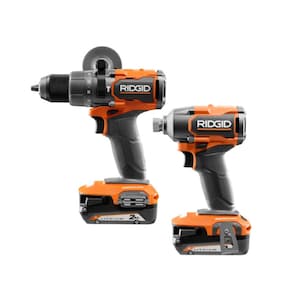 RIDGID 18V Brushless Drill/Driver and 3-Speed Impact Driver Kit w