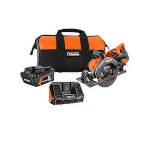RIDGID 18V Brushless 7-1/4" in. Rear Handle Circular Saw with 8.0