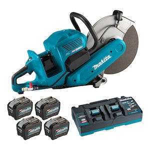 MAKITA 80V(40Vx2)max XGT Brushless 14-Inch Power Cutter Kit w/4 B
