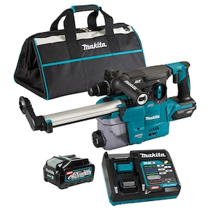 MAKITA 40Vmax XGT Brushless 1-3/16-Inch Rotary Hamer Kit w/Dust E