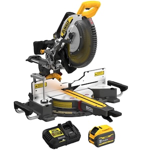 DEWALT 60V MAX FLEXVOLT 12-inch Sliding Miter Saw Kit with 9 Ah B