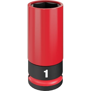 Milwaukee Tool SHOCKWAVE Impact Duty 1/2 Drive 1inch SAE Lug Nut Wheel So