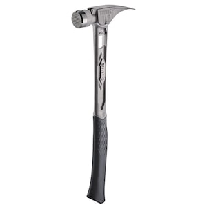 Stiletto 15 oz. TiBone Milled Face Hammer with 18-inch Curved Handl