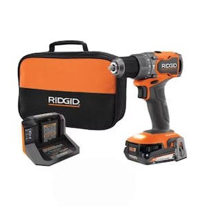 RIDGID 18V SubCompact 1/2-inch Brushless Hammer Drill Kit with 2.